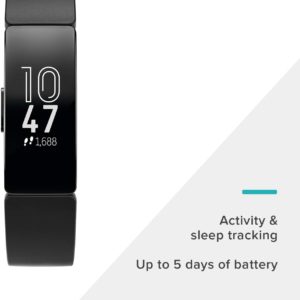 Fitbit Inspire Fitness Tracker, One Size (S and L Bands Included)